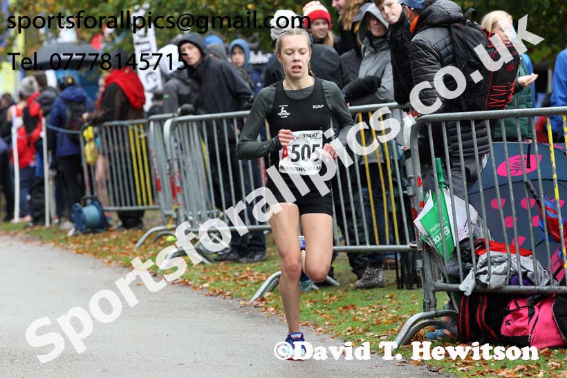 Womens under-17s 3 Stage Relay, 2018 ERRA 6 and 4 Stage and Youngsters Relays. Photo:  David T. Hewitson/Sports for All Pics